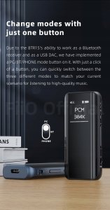 FiiO FiiO BTR15 black - DAC i AMP Bluetooth 8
