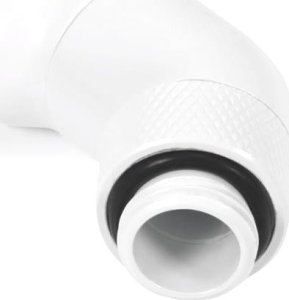 Alphacool Alphacool Eiszapfen Winkeladapter, 45 Grad, doppelt, drehbar, G1/4 AG auf G1/4 IG - weiß 2