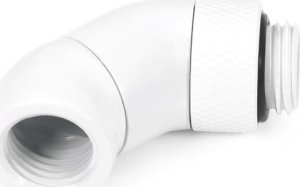 Alphacool Alphacool Eiszapfen Winkeladapter, 45 Grad, doppelt, drehbar, G1/4 AG auf G1/4 IG - weiß 3