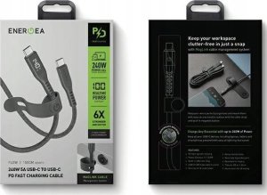 Kabel USB Energea USB-C - USB-C 1.5 m Czarny 6