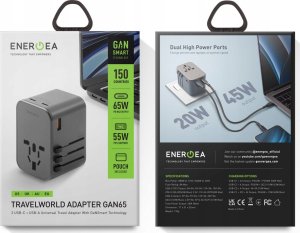 Ładowarka Energea 1x USB-A 2x USB-C 8 A 8