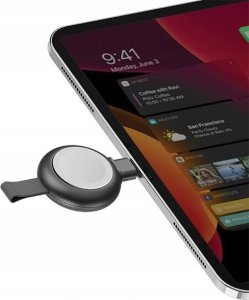 Energea ENERGEA WatchPod 3 kompaktowa ład. indukcyjna do Apple Watch 5W USB-C Fast Charging szary/gunmetal 5