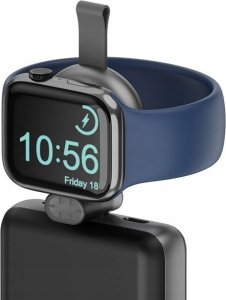Energea ENERGEA WatchPod 3 kompaktowa ład. indukcyjna do Apple Watch 5W USB-C Fast Charging szary/gunmetal 6
