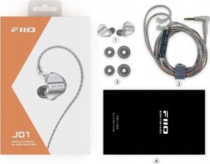 Słuchawki FiiO FiiO JD1 srebrne 7