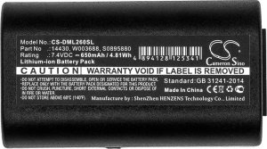 Cameron Sino Akumulator Bateria Do Drukarki Dymo Labelmanager 260 260p 280 Pnp 3m Pl200 / Cs-dml260sl 3