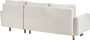 Beliani Sofa narożna lewostronna beżowa SIRO 6