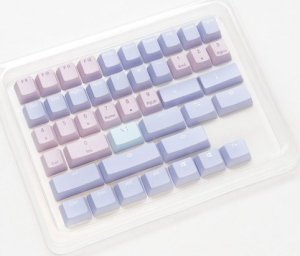 Ducky Ducky Macaron PBT Doubleshot Set - 133 Keycaps, ANSI-US-Layout 1