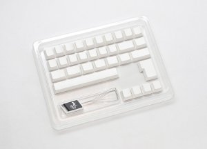 Ducky Ducky Blank White PBT Set, MDA-Profil - 133 Keycaps, ANSI-US-Layout, ANSI-US-Layout 2