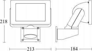 Naświetlacz Steinel Naświetlacz LED 30,6W LS 300 bez czujnika biały 4