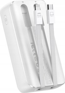 Powerbank Joyroom Powerbank Joyroom JR-PBC06 10000mAh 30W + wbudowane kable USB-C, Lightning biały 3