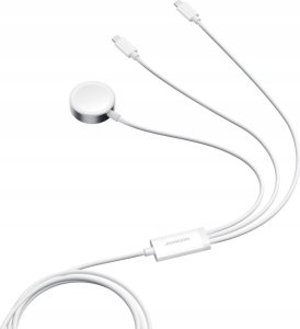 Joyroom Kabel 3w1 Joyroom S-IW007 USB-A / ładowarka magnetyczna, USB-A, Lightning 1.2m biały 7