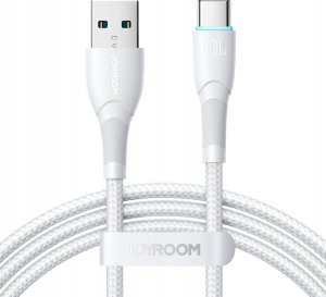 Kabel USB Joyroom USB-A - USB-C 1 m Biały (JYR893) 1