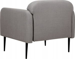Beliani Fotel tapicerowany szary STOUBY 4