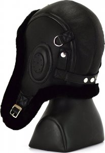 Podhale Regionals Czapka skórzana pilotka LOTNIK - ZIMA 57-58 cm (L) 4