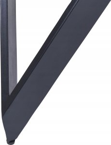 Beliani Stół do jadalni okrągły ⌀ 120 cm czarny OXHILL 5