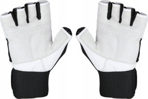 HMS RST04 WHITE-BLACK ROZM. S RĘKAWICE NA SIŁOWNIĘ HMS 3