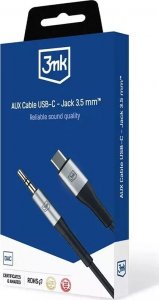 3MK Kabel adapter Accessories - 3mk AUX Cable USB-C - Jack 3,5 mm 1