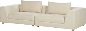 Beliani Sofa 3-osobowa beżowa LERMON 2