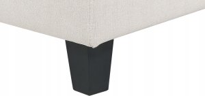 Beliani Sofa modułowa 3-osobowa z otomaną jasnobeżowa UNSTAD 10