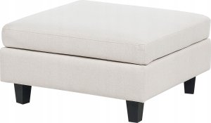 Beliani Sofa modułowa 5-osobowa z otomaną jasnobeżowa UNSTAD 8