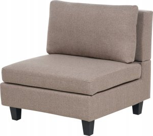 Beliani Sofa modułowa 3-osobowa brązowa UNSTAD 4