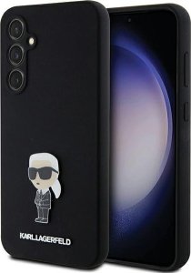 Karl Lagerfeld Etui Karl Lagerfeld KLHCS23FEMHKNPK Samsung Galaxy S23 FE Silicone Ikonik Metal Pin czarny/black 1