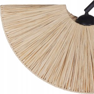 Lampa podłogowa Beliani Lampa podłogowa papierowa naturalna HERRON 7