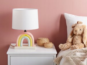 Lampa stołowa Beliani Lampa stołowa ceramiczna wielokolorowa TITNA 4