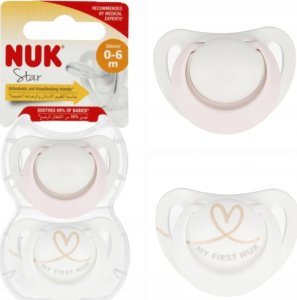 NUK NUK SMOCZEK USP 2EL 0-6M STAR R/B 10730713  1/6 1