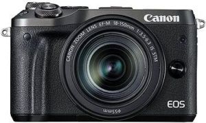 Aparat Canon EOS M6 + obiektyw EF-M 18-150mm f/3.5-6.3 IS STM (1724C022AA) 1