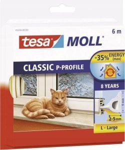 Tesa Tesa Window Seal 6m x 9mm P-Profile brown 05390 1