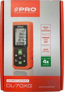 Dalmierz laserowy PRO DALMIERZ LASEROWY. DL-70XG ZIELONA WIÄZKA 3