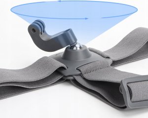 SunnyLife Head Mount Uchwyt Opaska Mocowanie Na Głowę + Głowica Kulowa 3d Do Kamer Gopro Sjcam Xiaomi Dji Insta360 / Td672-gy 5