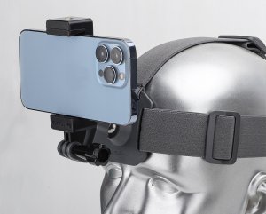 SunnyLife Head Mount Uchwyt Opaska Mocowanie Na Głowę + Głowica Kulowa 3d Do Kamer Gopro Sjcam Xiaomi Dji Insta360 / Td672-gy 6