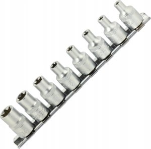 Geko 8el.zestaw nasadek torx E4-14mm 3/8"CRV(5/20) 2