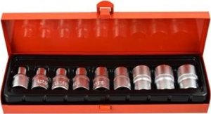 Geko 9el.kpl.nasadek torx E10-24,1/2"GEKO,walizka(20) 4