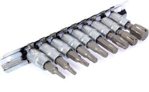 Geko 9el.zestaw kl.trzp.torx T10-60 1/4" CRV(10/20) 1
