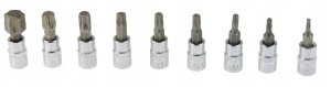 Geko 9el.zestaw kl.trzp.torx T10-60 1/4" CRV(10/20) 2