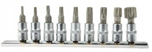 Geko 9el.zestaw kl.trzp.torx T10-60 1/4" CRV(10/20) 4