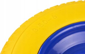 Geko Koło do taczki 3.50-8 pełne PU Flower 4