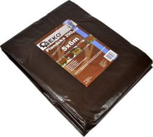 Geko Plandeka extra gruba/brązowa 200g 2x3m 2
