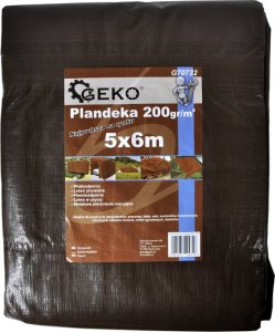 Geko Plandeka extra gruba/brązowa 200g 2x3m 3