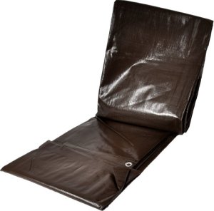 Geko Plandeka extra gruba/brązowa 200g 2x3m 4