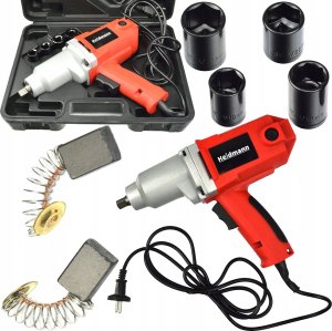 Klucz udarowy Heidmann Klucz udarowy elektryczny 1/2" + nasadki typ H(5) 26