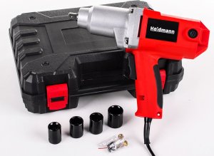 Klucz udarowy Heidmann Klucz udarowy elektryczny 1/2" + nasadki typ H(5) 4