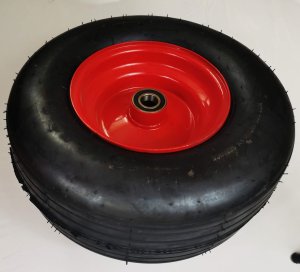 Traktor ogrodowy Geko Koło pneumatyczne z dętką do zgrabiarki 4.00-10 z piastą 19