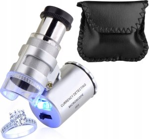 Mikroskop Geko Mikroskop kieszonkowy - lupa powiększająca (1/20//400) 4