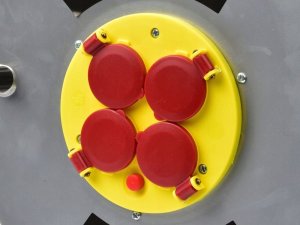 KELTIN Przedłużacz elektryczny bębnowy metalowy 3x2,5mm 50m (2) 5