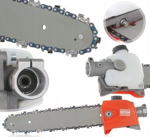 Geko Piła łańcuchowa – przystawka do kosy spalinowej 28mm 9 frezów (16) 14