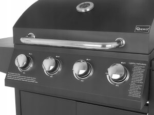 Geko G80516 Grill ogrodowy gazowy 14.5 kW 41.5 cm x 59 cm 4